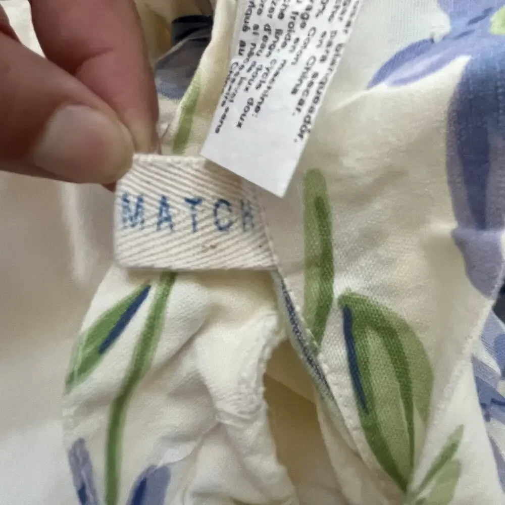 Vintage American Pacific Match King Duvet Cover & Pillow Shams Set